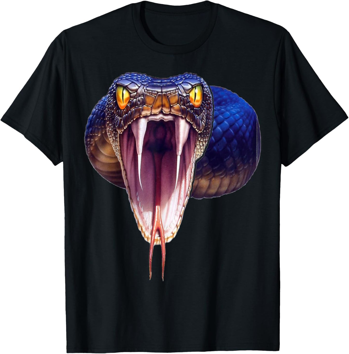 Scary Black Mamba Snake Halloween Costume Gift Shirt T-Shirt - T-Shirt | Black