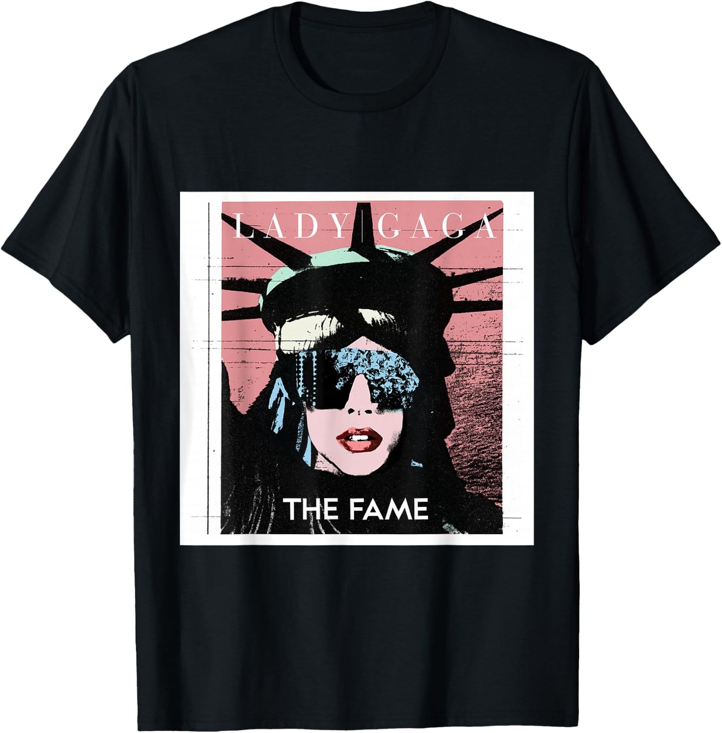 Lady Gaga Official Statue of Liberty T-Shirt - T-Shirt | Black