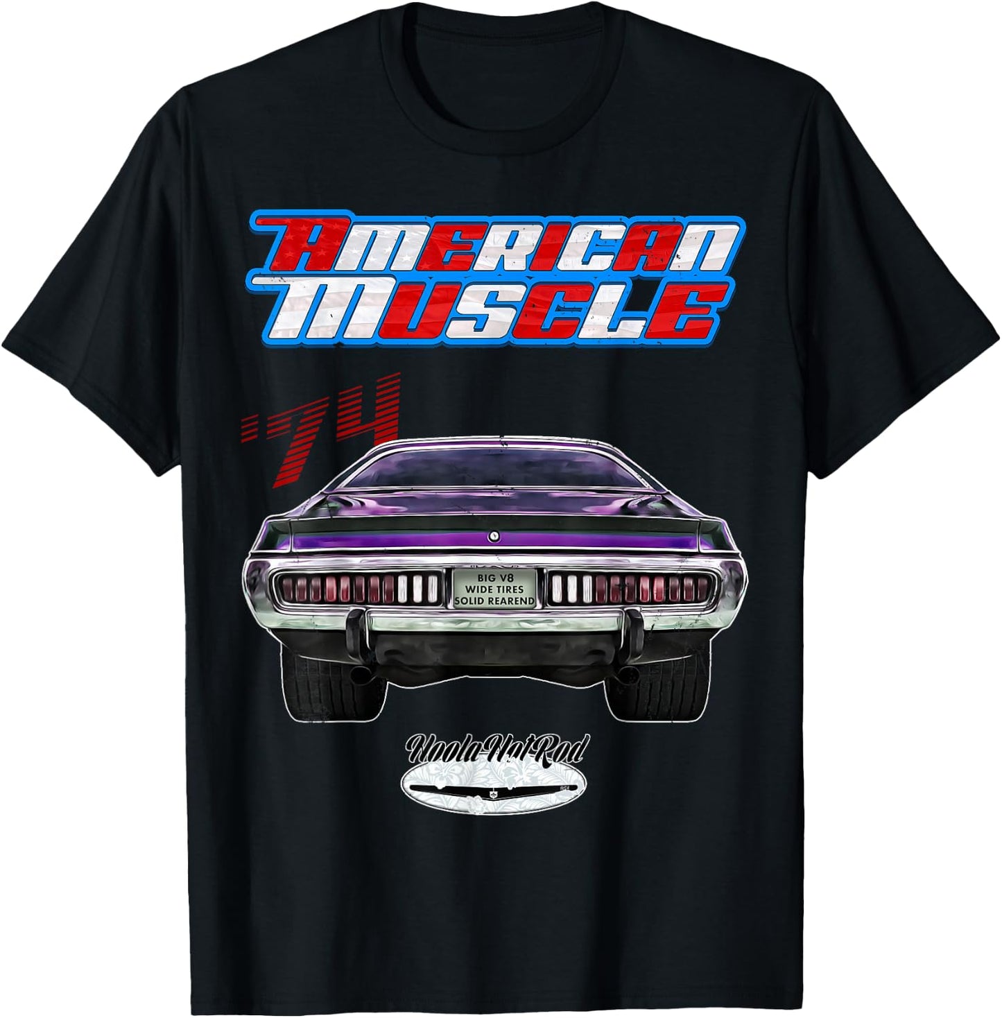 1974 Charger,Super Bee,Hot Rod,Muscle Car,Magnum,Wedge,R/T T-Shirt - T-Shirt | Black
