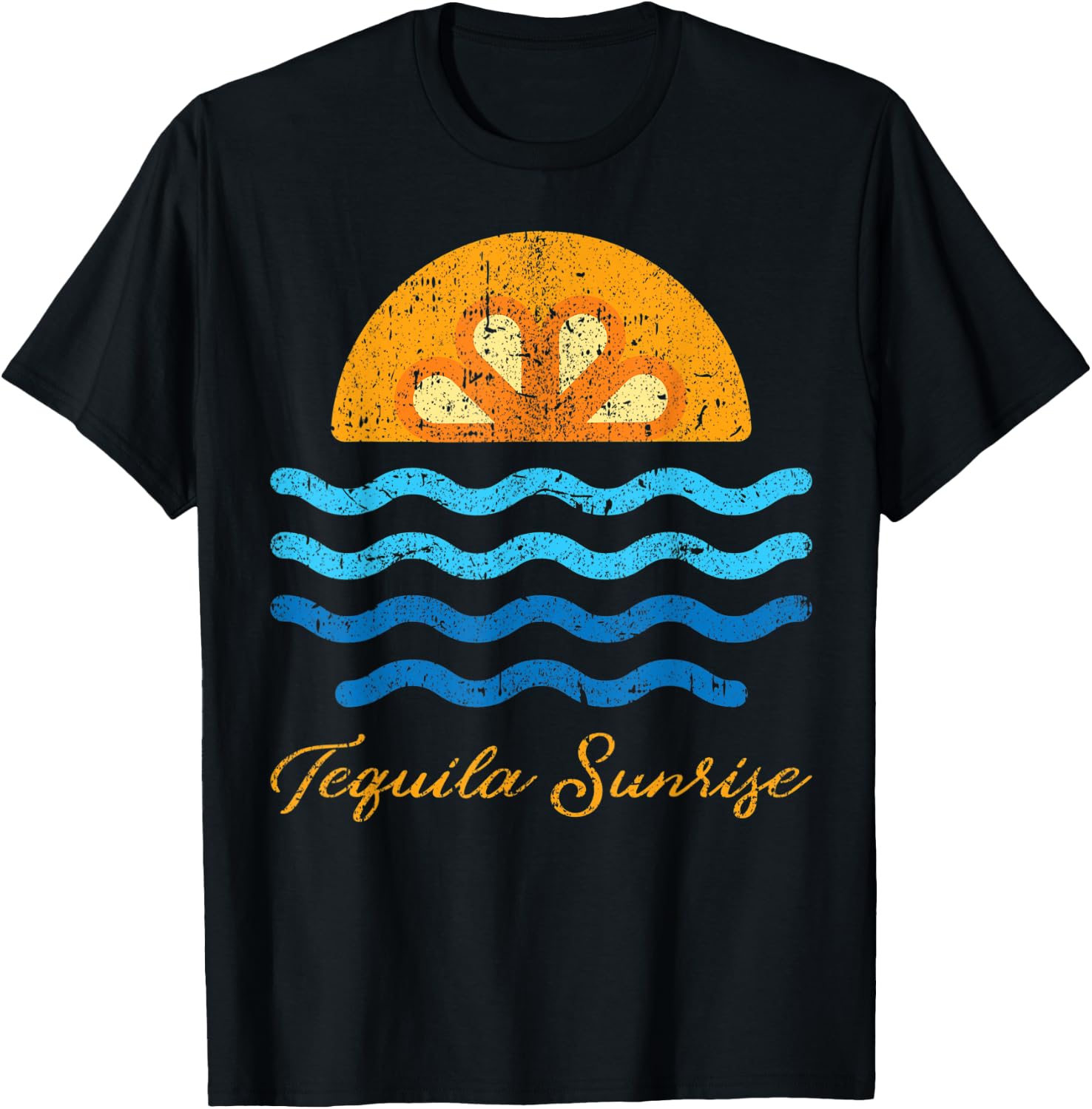 Tequila Sunrise Funny Mexican Cinco De Mayo 2020 T-Shirt - T-Shirt | Black