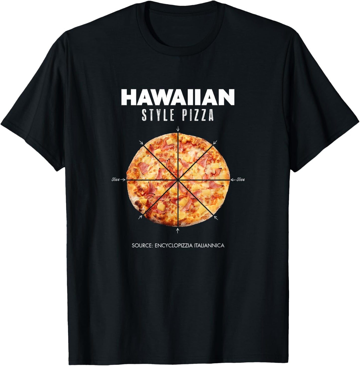 Ontario Canada Hawaiian Pizza T-Shirt - T-Shirt | Black