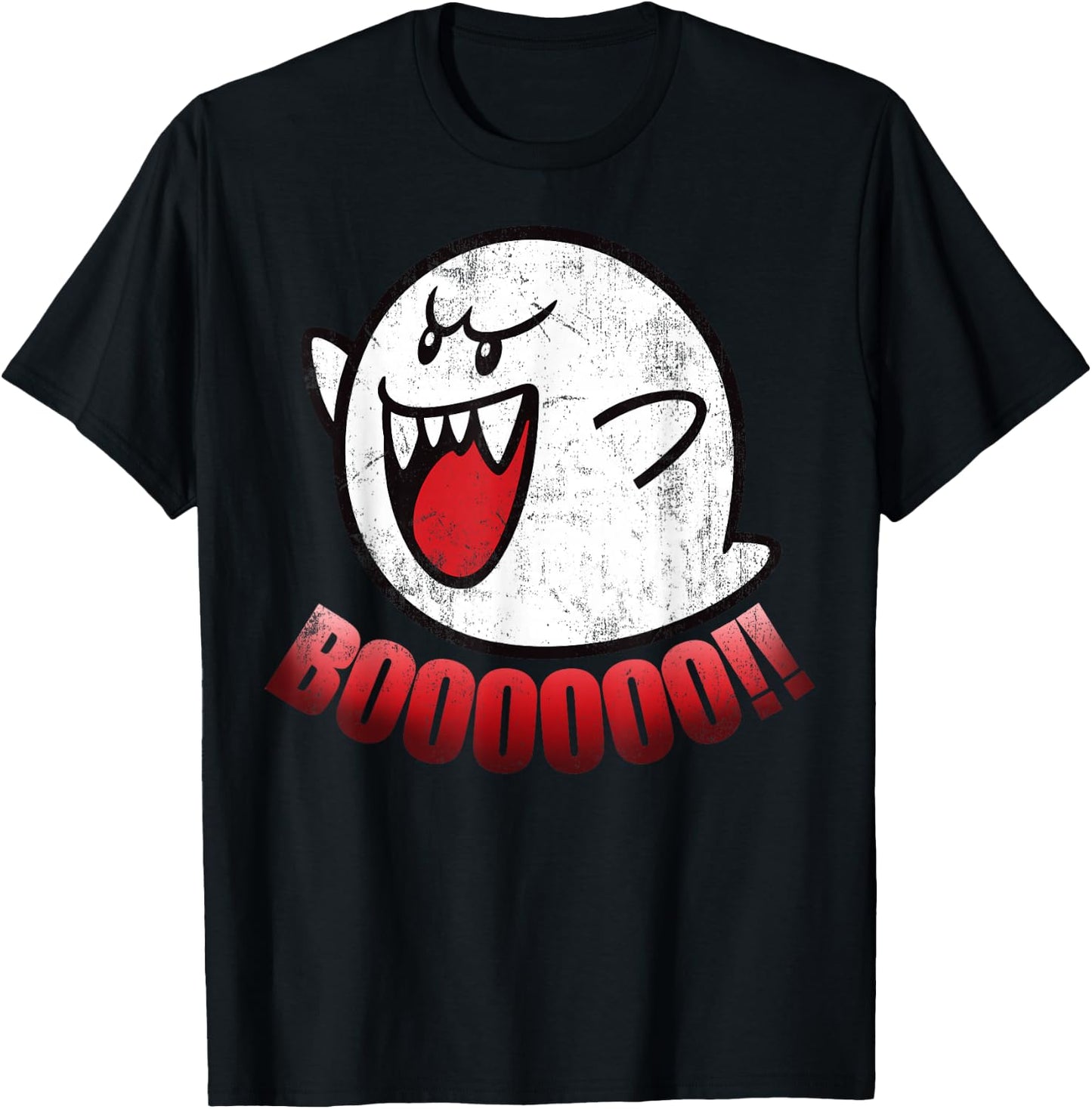 Super Mario Boos Jump Scare Graphic T-Shirt - T-Shirt | Black