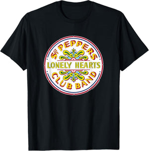 The Beatles - SGT Peppers Lonely Hearts T-Shirt - T-Shirt | Black