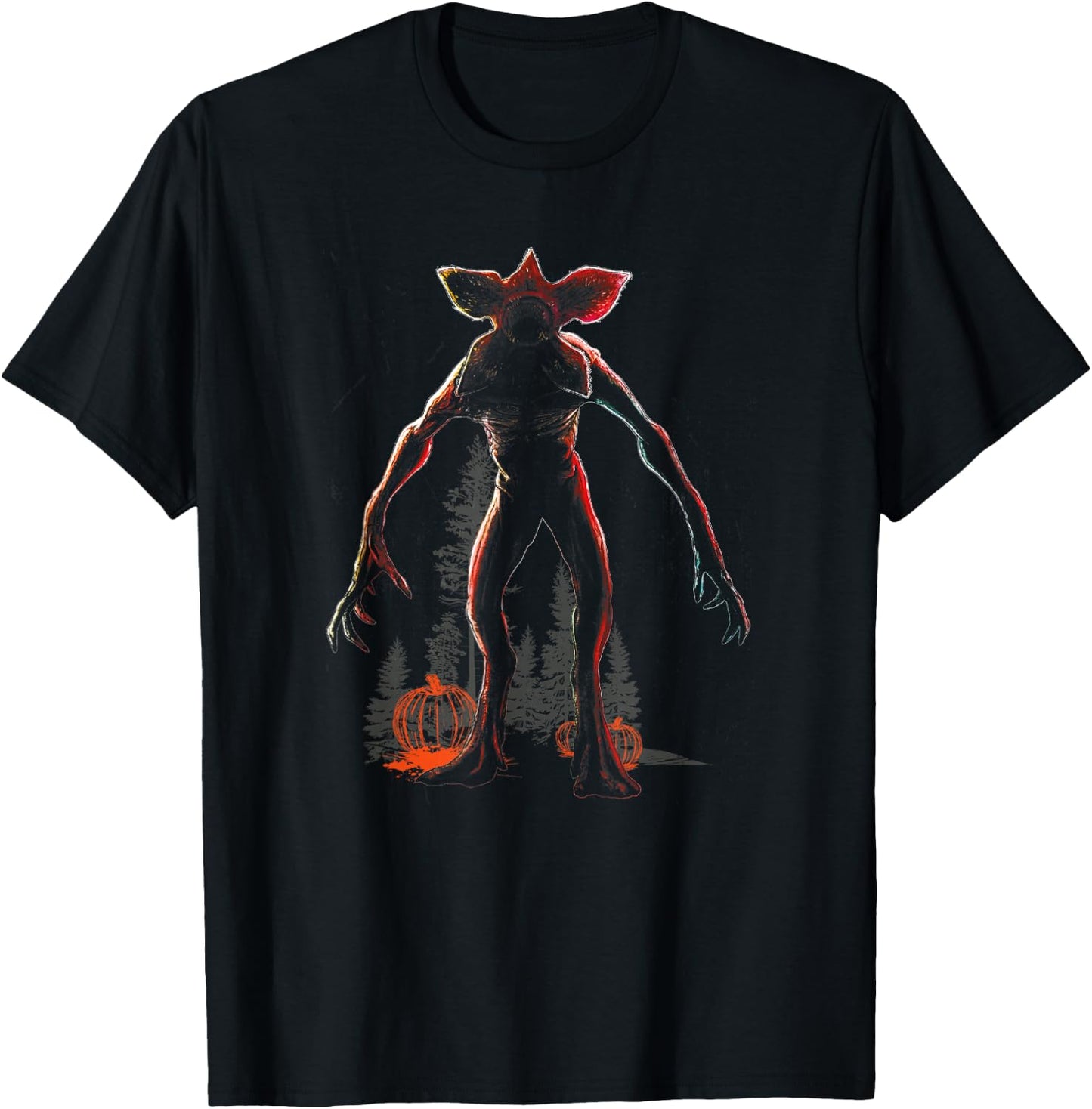 Stranger Things Halloween Demogorgon Sighting T-Shirt - T-Shirt | Black