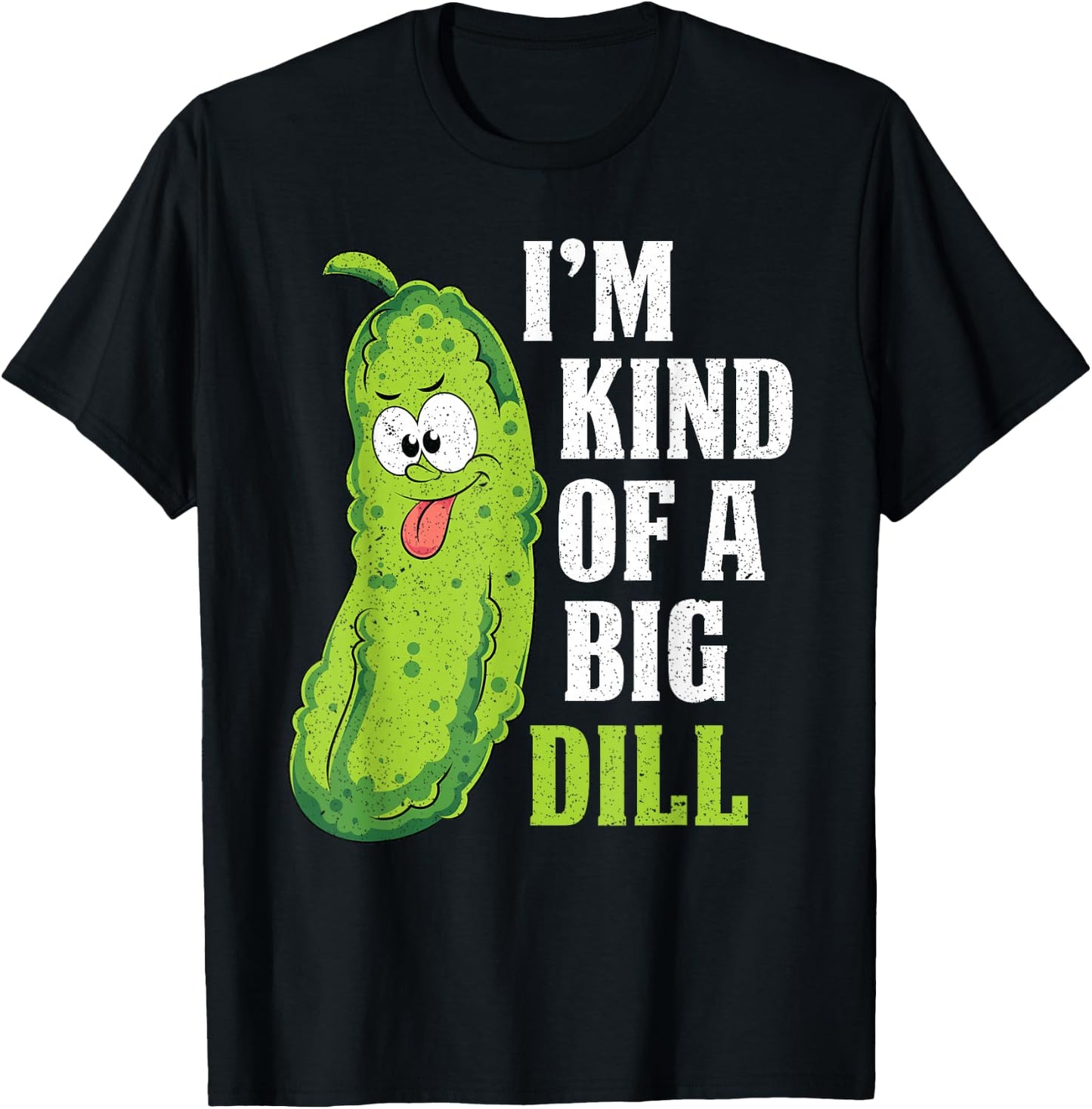 Cucumber Lovers Dill Cucumber Pickle Funny Cucumber T-Shirt - T-Shirt | Black