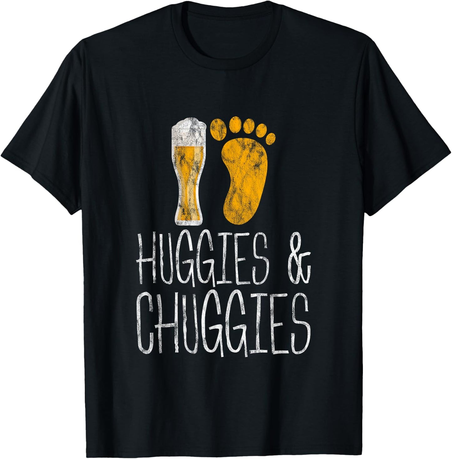 Huggies and Chuggies T-Shirt - T-Shirt | Black