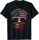 American Grown Tongan Roots Tree Flag Family Heritage T-Shirt - T-Shirt | Black