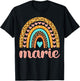 Marie Marie Name Birthday Shirt Gift T-Shirt - T-Shirt | Black