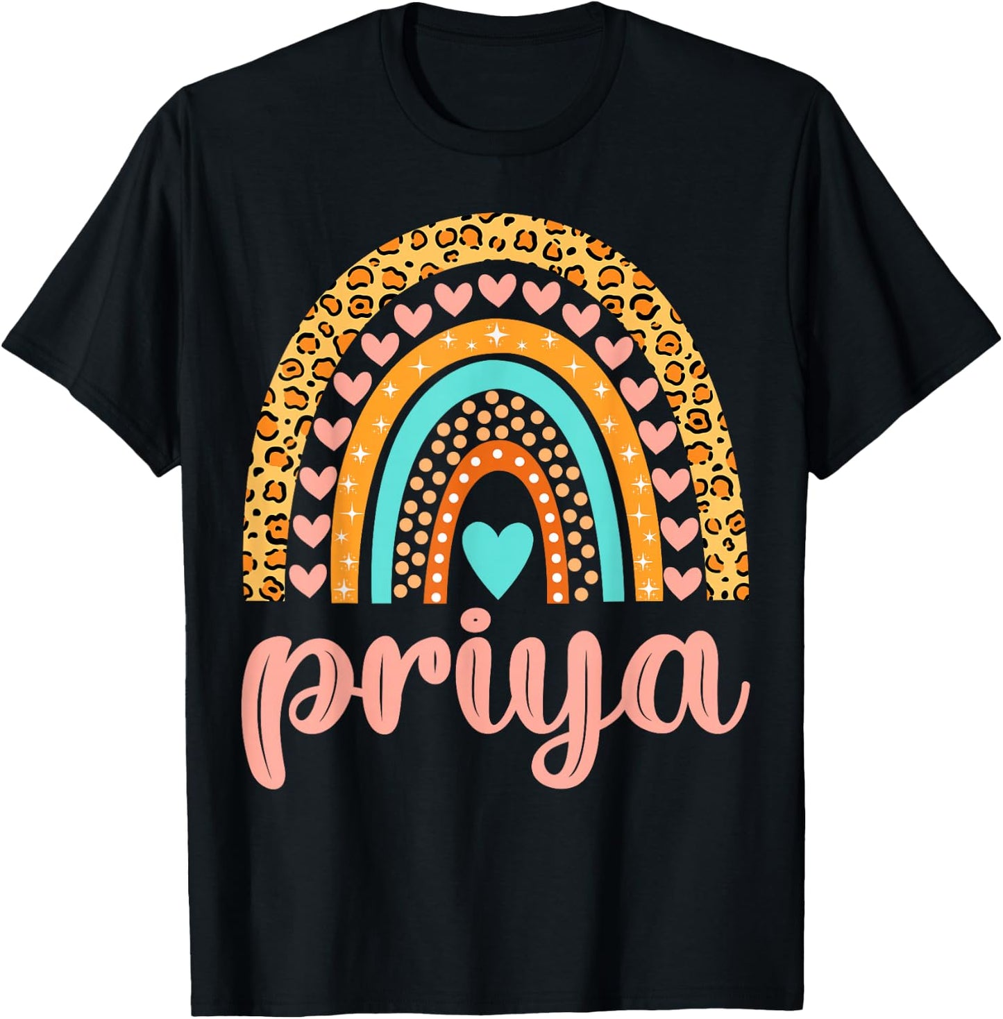 Priya Priya Name Birthday Shirt Gift T-Shirt - T-Shirt | Black