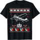 RC Plane Remote Control Plane Christmas Ugly Xmas Sweater T-Shirt - T-Shirt | Black