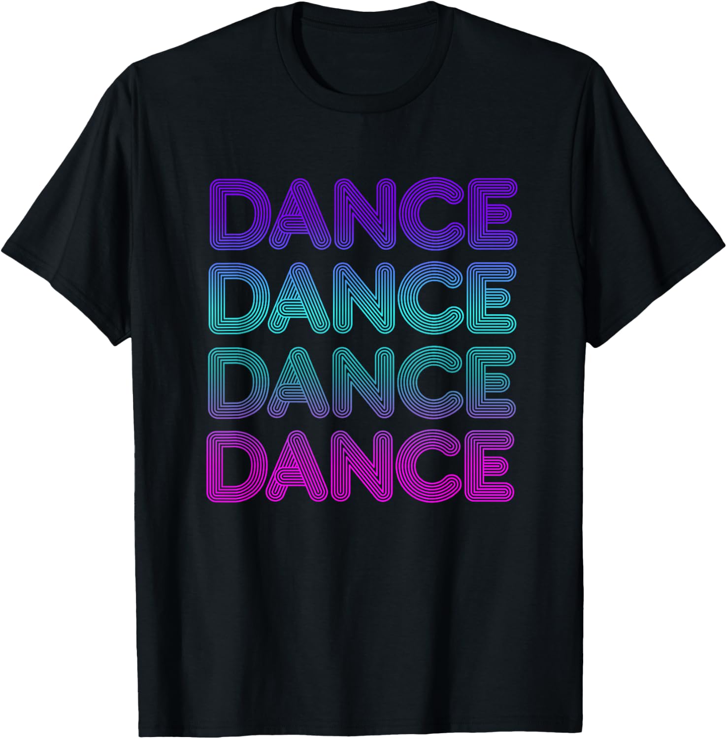 Retro Dance for Dancers I Love Dancing Teens Kids T-Shirt - T-Shirt | Black