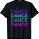 Retro Dance for Dancers I Love Dancing Teens Kids T-Shirt - T-Shirt | Black