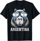 Argentinian Capybara Argentina Flag Sunglasses Argentine T-Shirt - T-Shirt | Black