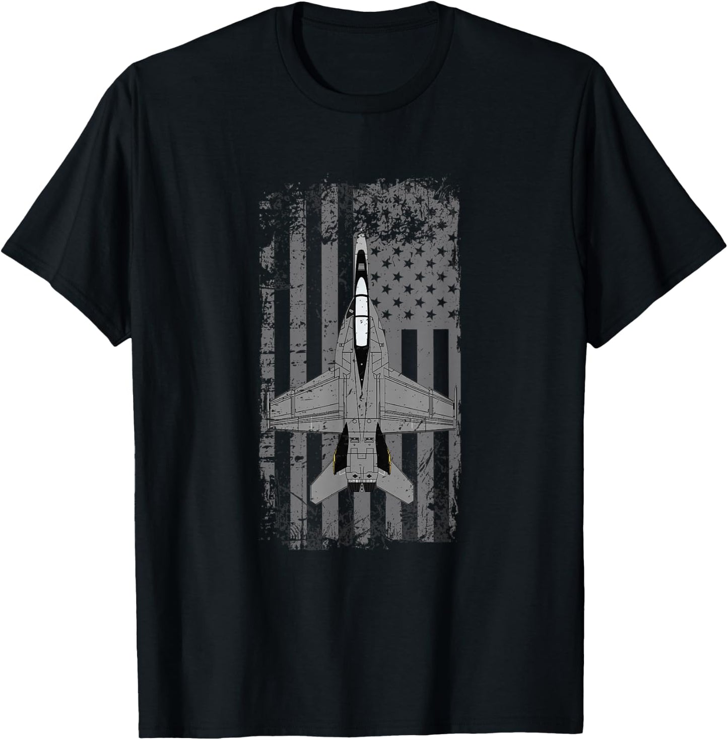 F-18 Hornet Military Pilot T-Shirt - T-Shirt | Black