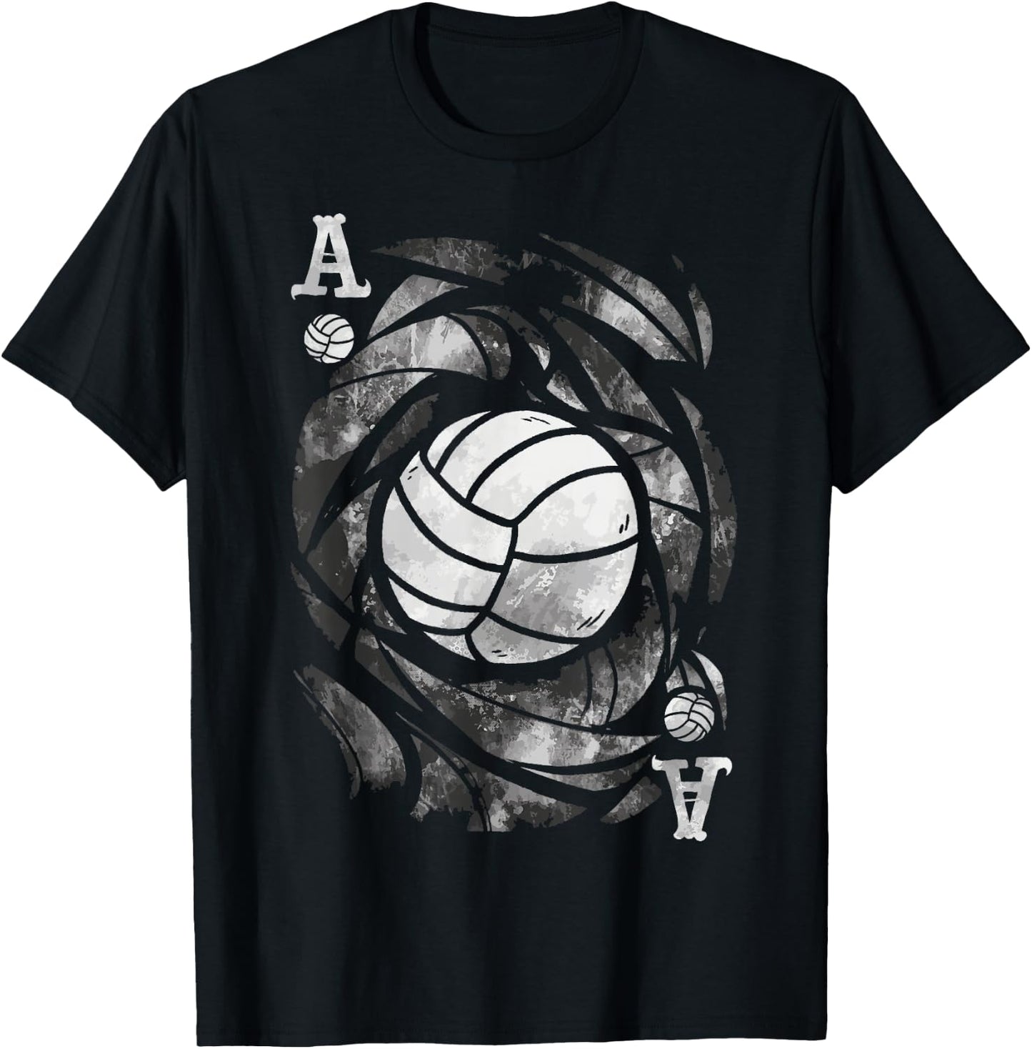 The Ace of Serves – Funny Volleyball T-Shirt - T-Shirt | Black