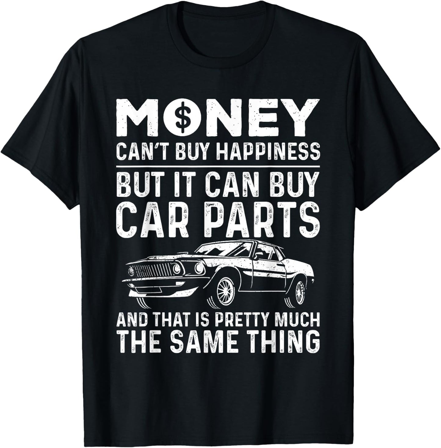 Cool Car Lover Art Automotive Engine Drag Racing Guy T-Shirt - T-Shirt | Black