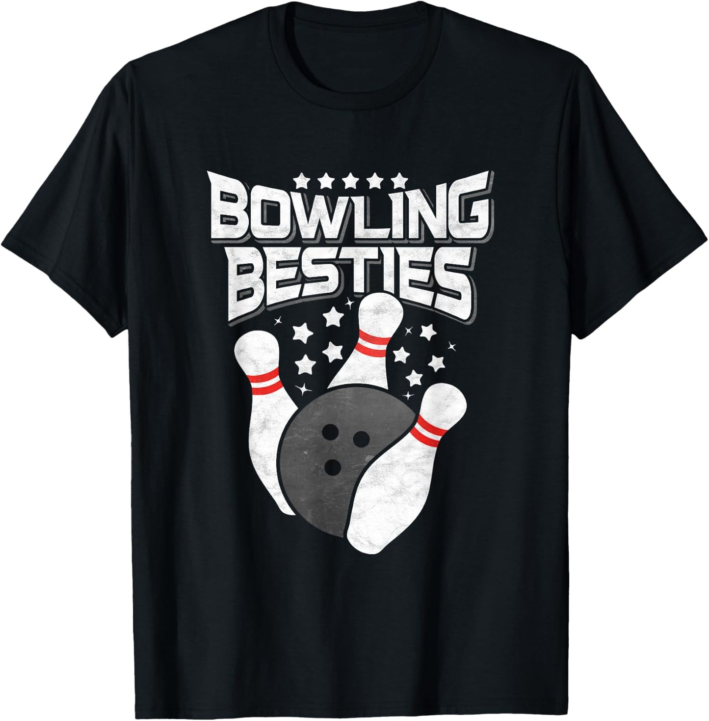Bowling Besties T-Shirt - T-Shirt | Black