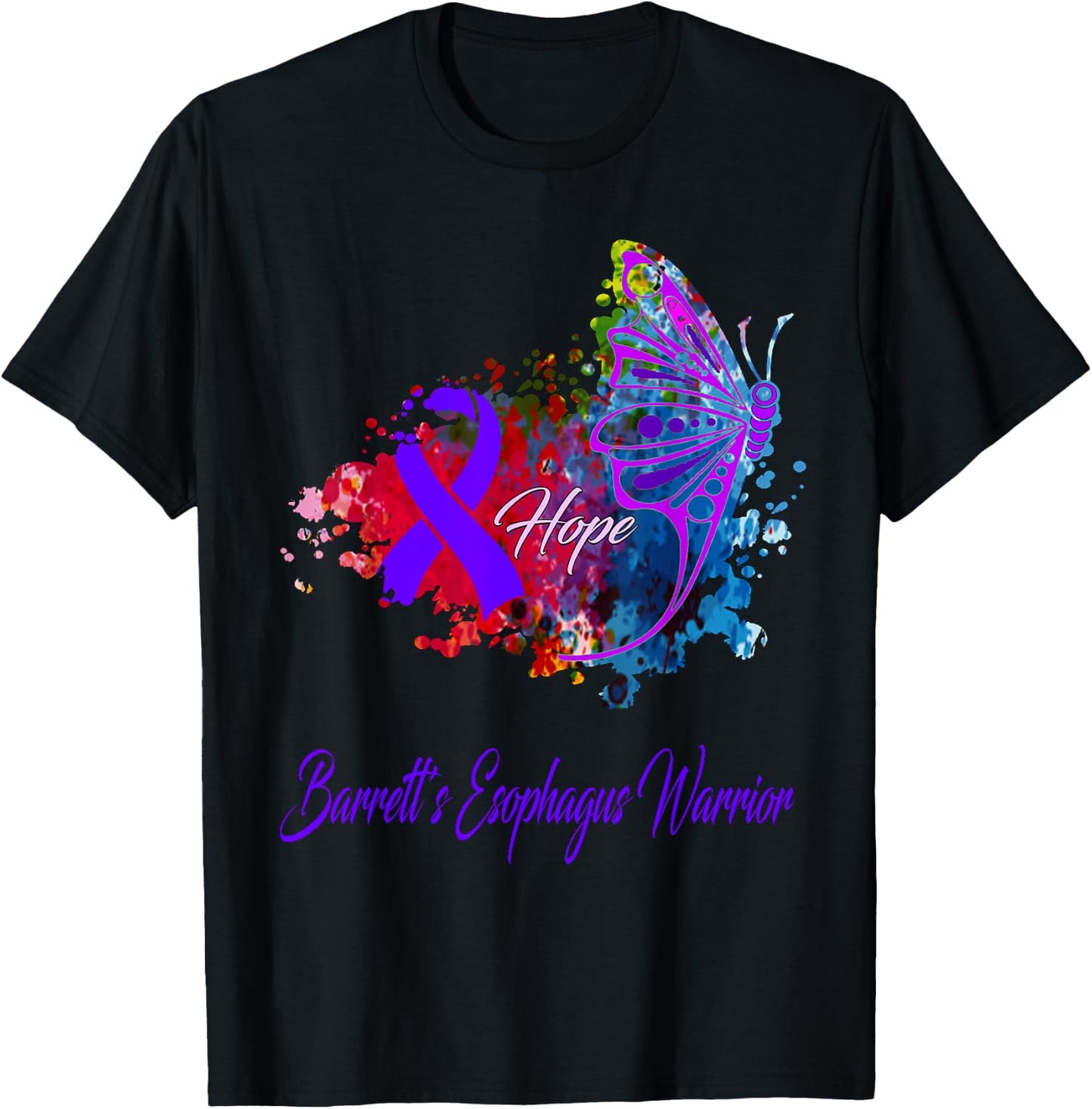 Barrett's Esophagus Awareness T-Shirt - T-Shirt | Black