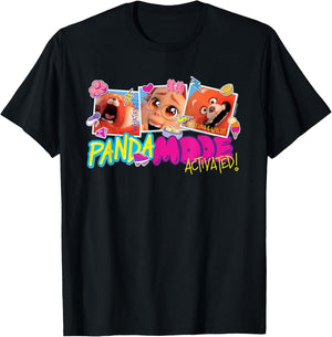 Disney and Pixar’s Turning Red Panda Mode Activated T-Shirt - T-Shirt | Black