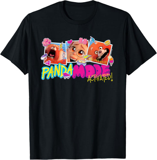 Disney and Pixar’s Turning Red Panda Mode Activated T-Shirt - T-Shirt | Black