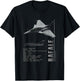 Rafale Jet Fighters-Spec T-Shirt - T-Shirt | Black