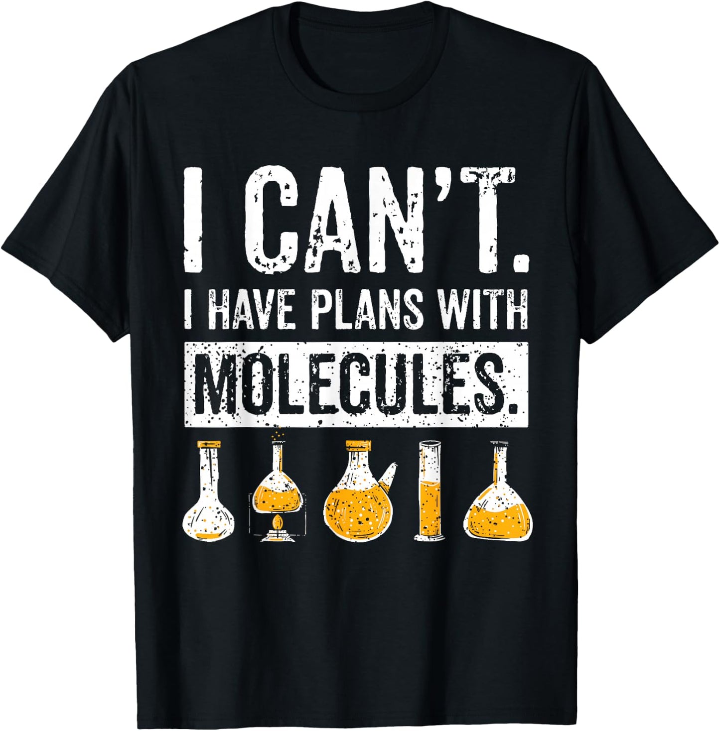 Chemistry Teachers Chemistry Students Molecules Chemist T-Shirt - T-Shirt | Black