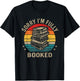 Funny Sorry I'm Fully Booked, Retro Reading Lover T-Shirt - T-Shirt | Black