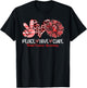 Peace Love Cure Sunflower Leopard Blood Cancer Awareness T-Shirt - T-Shirt | Black