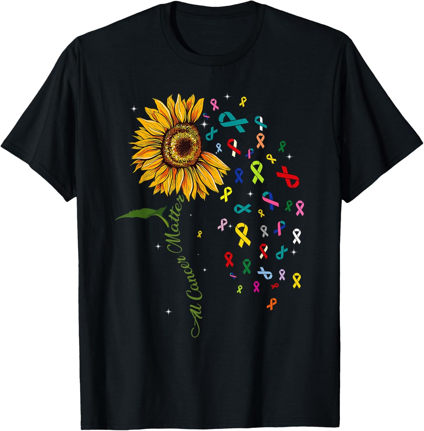 All Cancer Matters Awareness Support I World Cancer Day T-Shirt - T-Shirt | Black