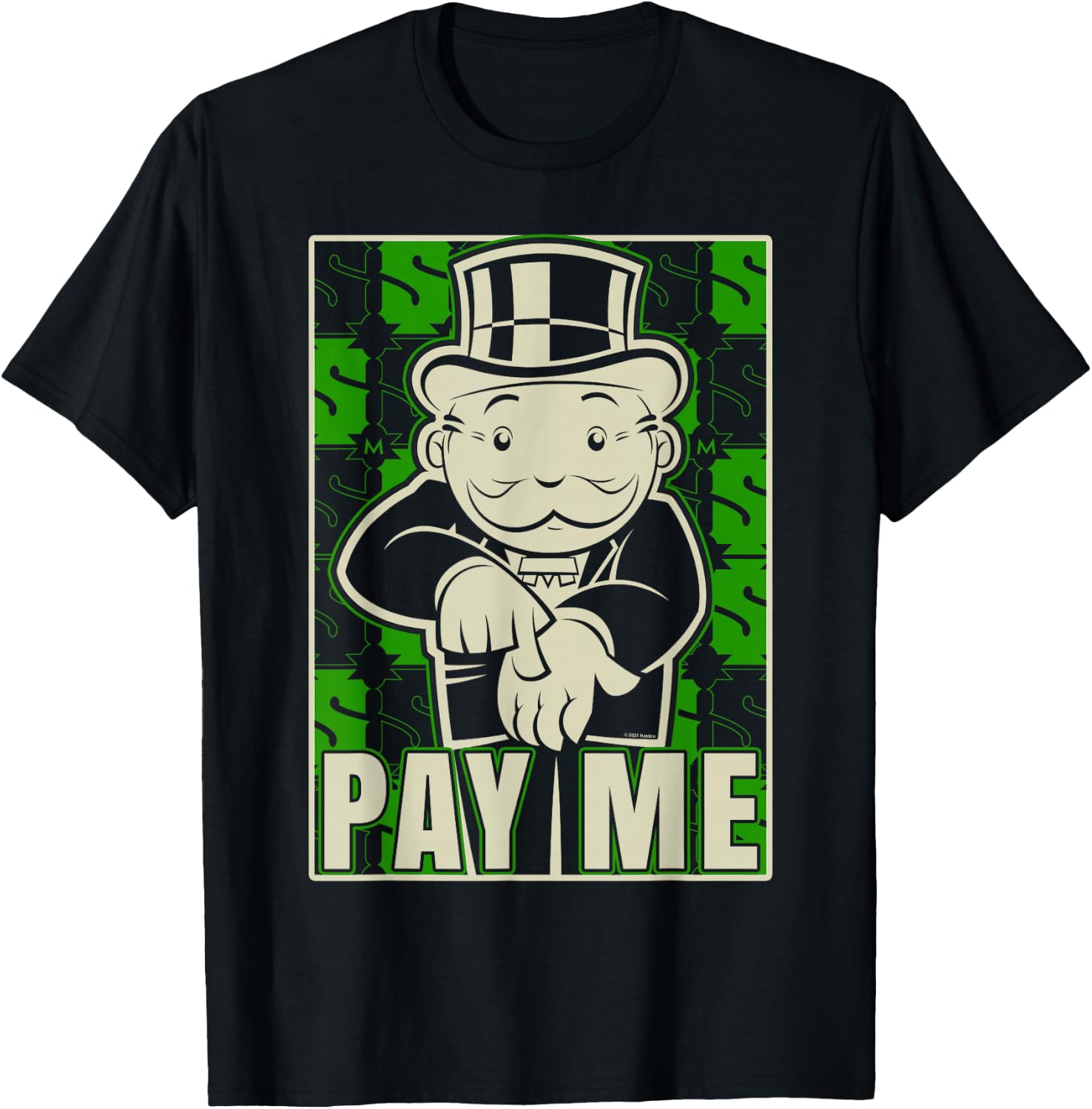 Monopoly Please Pay Me T-Shirt - T-Shirt | Black
