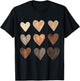 Melanin Hearts Social Justice Equality Unity Protest T-Shirt - T-Shirt | Black