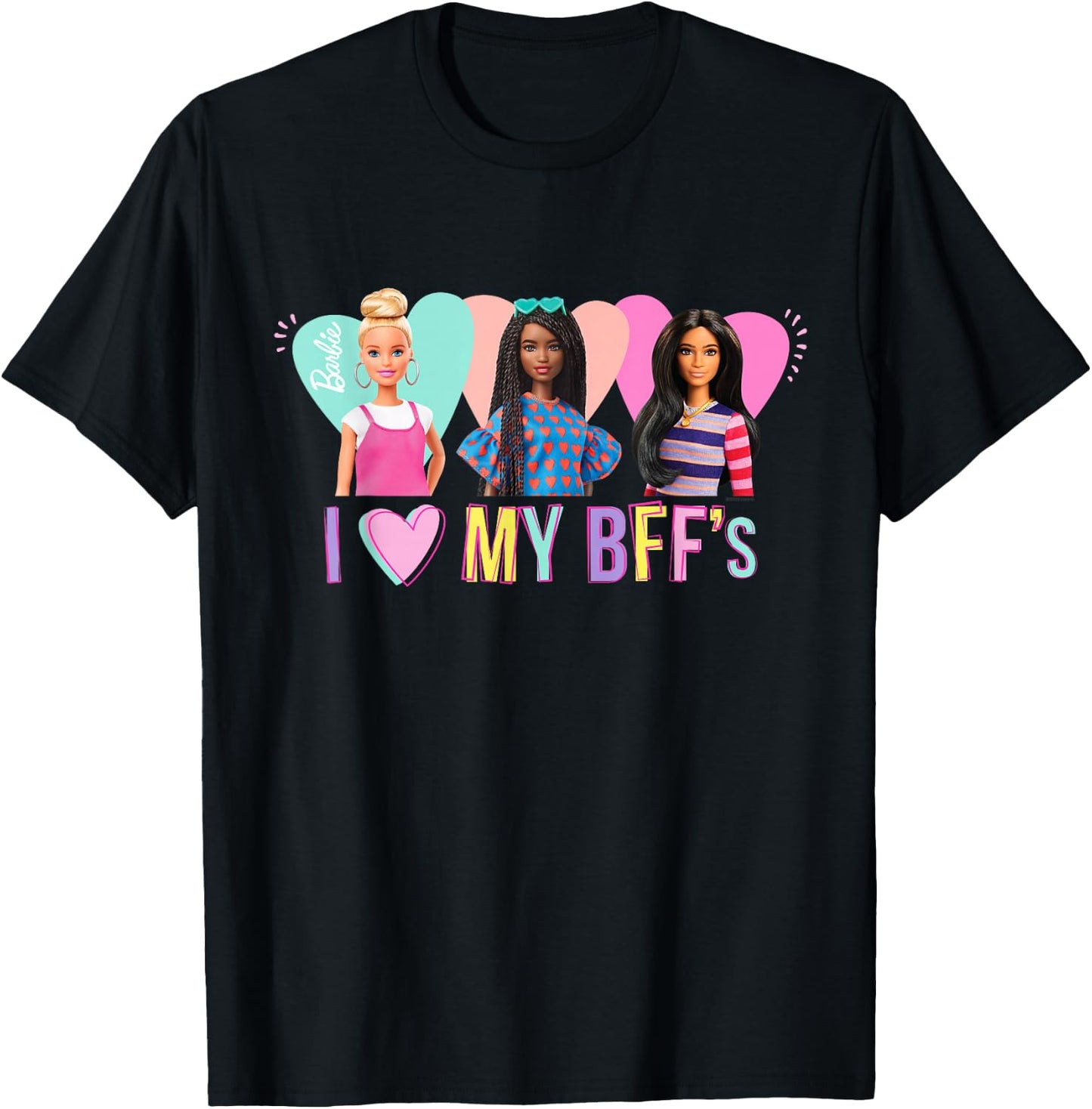 Barbie - I Love My BFF's T-Shirt - T-Shirt | Black