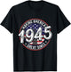 Making America Great Since 1945 American Flag Birthday Women Kids Men T-Shirt - T-Shirt | Black