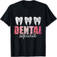 Dentist Squad Teeth Tooth Women Job Dental Assistant T-Shirt - T-Shirt | Black