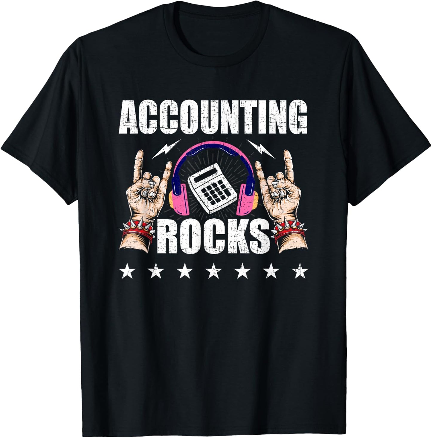 Accounting Rocks Accountant CPA Accountants T-Shirt - T-Shirt | Black