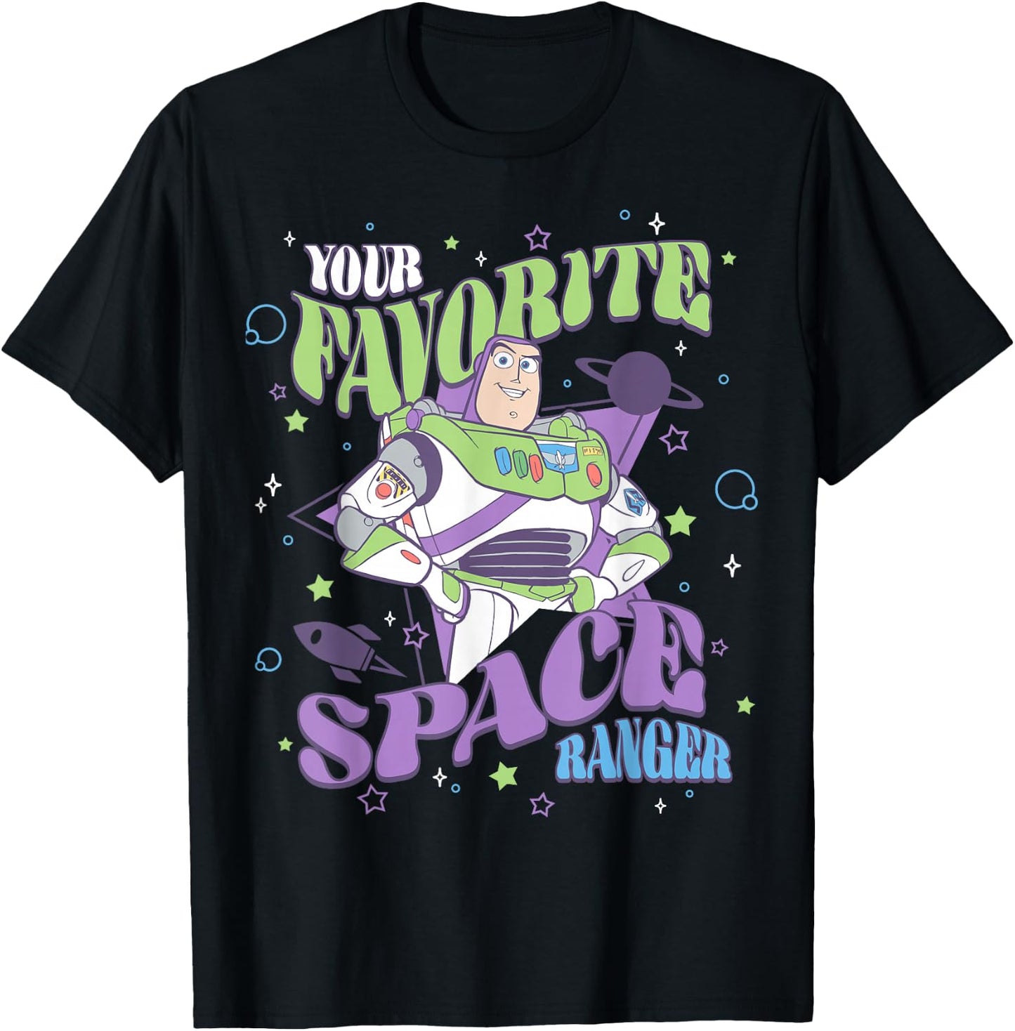 Disney Pixar Toy Story Your Favorite Space Ranger Lightyear T-Shirt - T-Shirt | Black