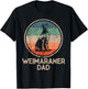 Weimaraner Dog - Vintage Weimaraner Dad Women T-Shirt - T-Shirt | Black