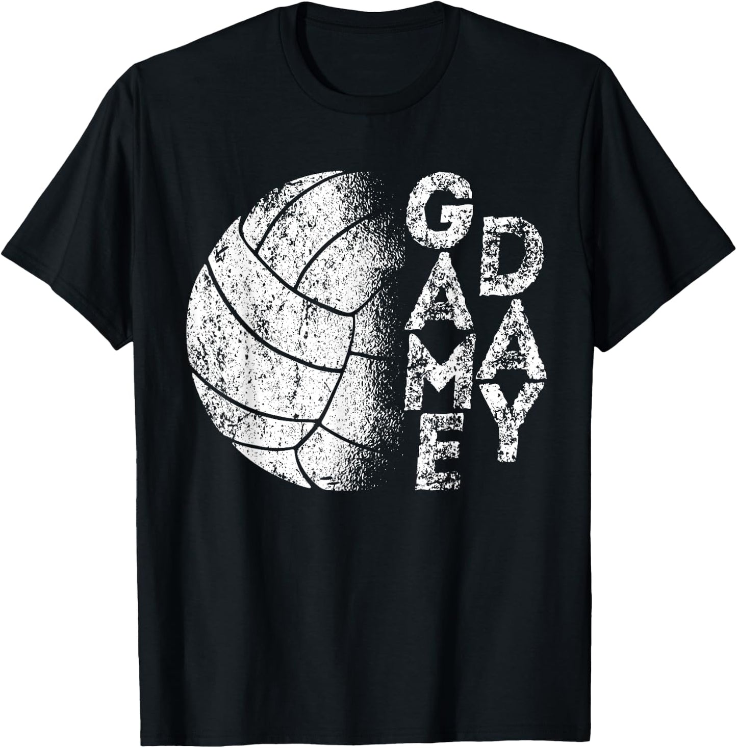 Funny Ball Players Sport Team Lovers Volleyball Game Day T-Shirt - T-Shirt | Black