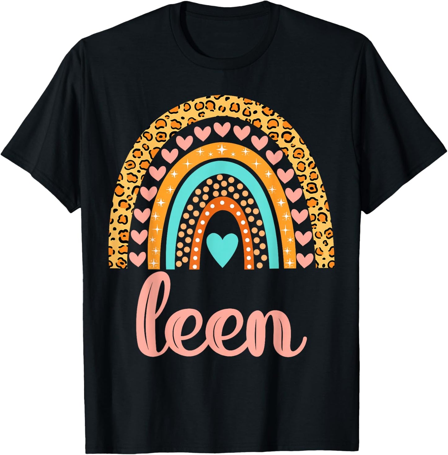 Leen Leen Name Birthday Shirt Gift T-Shirt - T-Shirt | Black