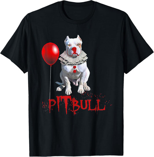 Pitbull Horror Movie Halloween Custome T-Shirt - T-Shirt | Black