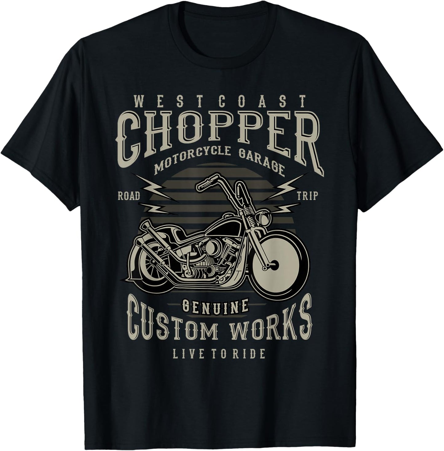 West Coast Chopper Motorcycle T-Shirt - T-Shirt | Black