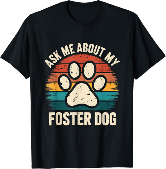 Ask Me About My Grooming Dog Design for Shelter Volunteer T-Shirt - T-Shirt | Black