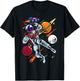 Astronaut Shirt Outer Space Gift Men Women Boys Girls T-Shirt - T-Shirt | Black