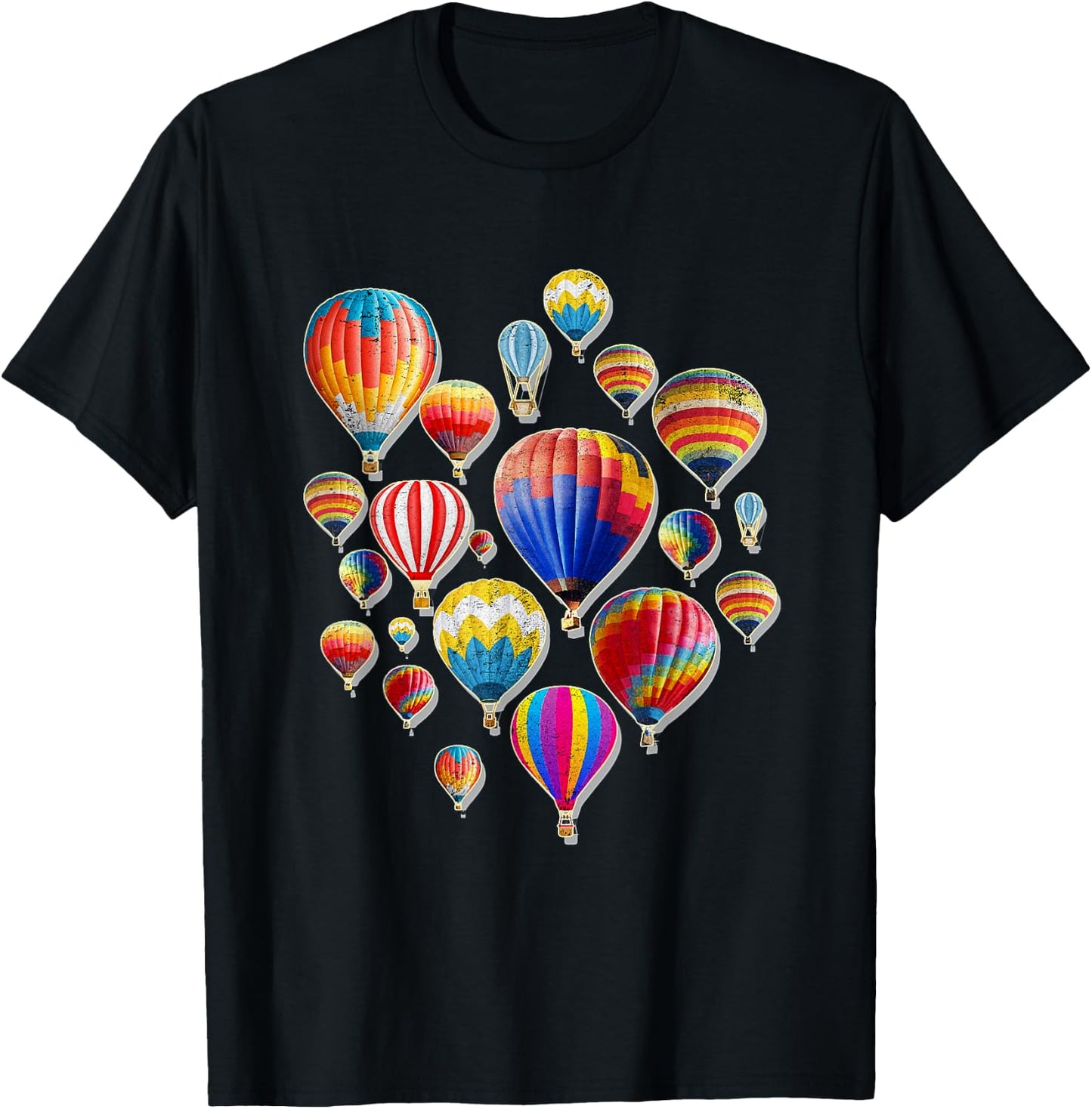 Hot Air Balloon Fly Ballooning Lover Perfect Fun Gift T-Shirt - T-Shirt | Black