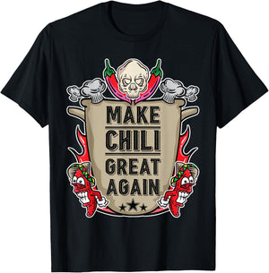 Make Chili Great Again Chili Cook Off Competition Team T-Shirt - T-Shirt | Black