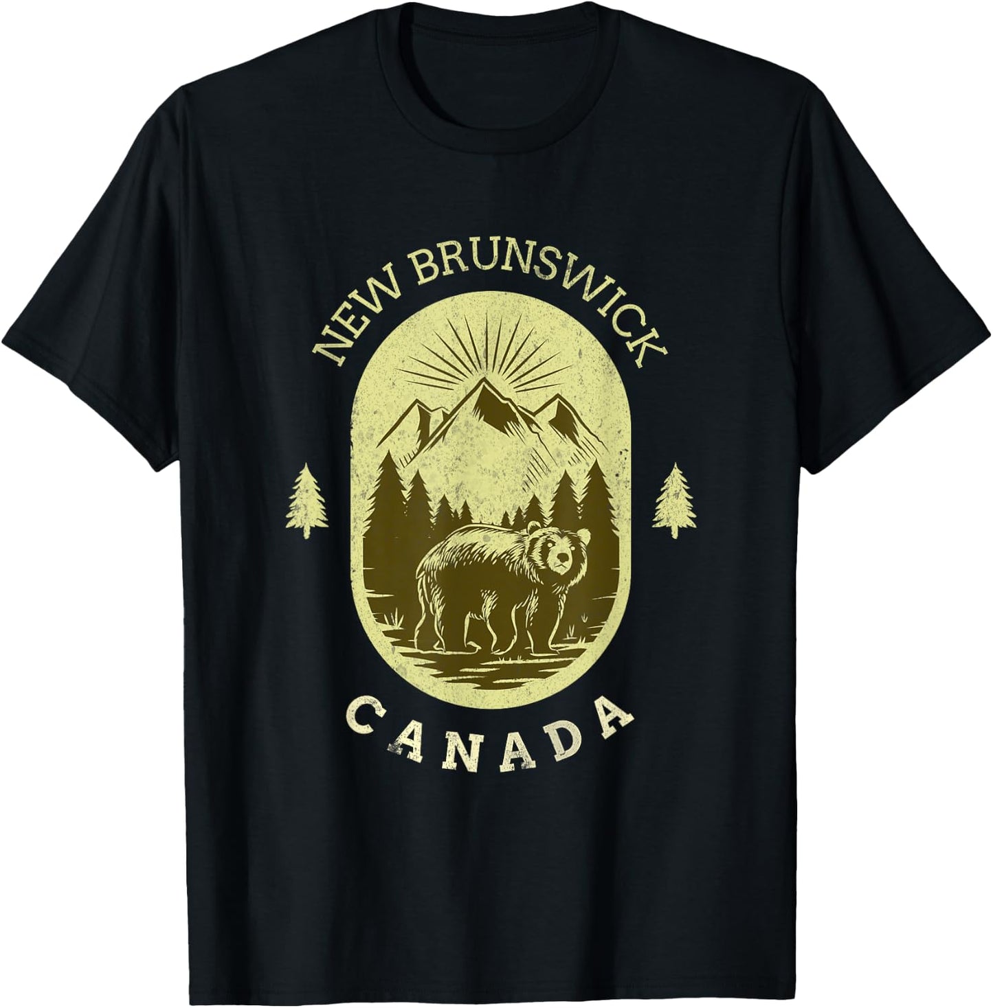 New Brunswick Canada T-Shirt - T-Shirt | Black