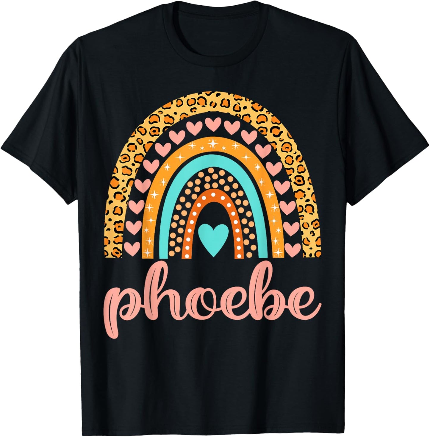 Phoebe Phoebe Name Birthday Shirt Gift T-Shirt - T-Shirt | Black