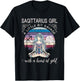 Sagittarius Girl Birthday Shirt December Gift T-Shirt - T-Shirt | Black