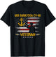 USS Saratoga CV-60 Aircraft Carrier Veteran Flag Vintage T-Shirt - T-Shirt | Black