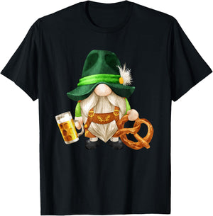 German Family Group Halloween Costumes Octoberfest Gnome T-Shirt - T-Shirt | Black